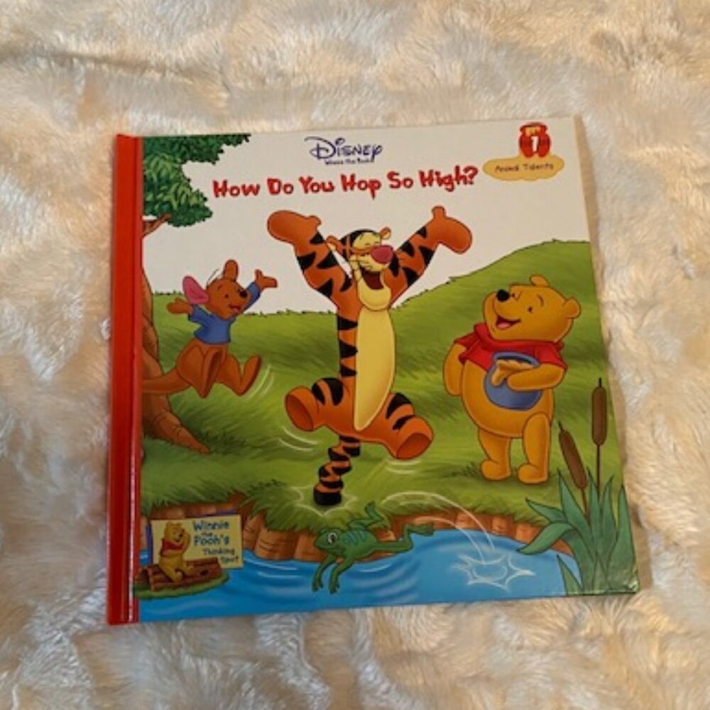 2/$25 Disney Winnie the Pooh's Thinking Spot Book #1 Hardcover